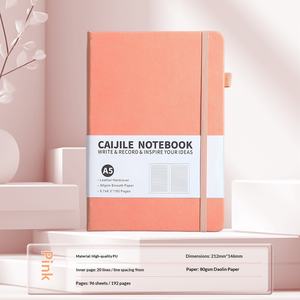 Carnet de notes A5 personnalisé en PU rigide avec sangle, idéal pour le bureau, les étudiants, ou comme cadeau. - Product Image 3