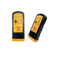 Probador de Cables de Red LAN VA6811 UTP STP BNC Coaxial para Detección de Cortocircuitos Abiertos, Conexiones Malhechas y Pares Divididos, Alcance de 200m, IP65