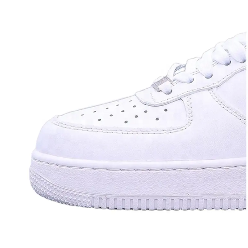 Hot Leather Men Women Running Shoes Air High Flat Skateboarding Triple White Low Top Sports Sneakers