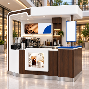 Quiosco de Café Personalizado para Centro Comercial, Puesto de Café para Interiores, Quiosco de Venta de Café en Centro Comercial - Product Image 4