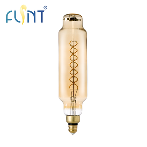 Vintage T80 T24 LED Edison <span class=keywords><strong>Ampoule</strong></span> 2 Pack E26 6.5W 300LM 2200K Ambre Décoratif Filament Lampe Pas De Scintillement pour La Maison Café Bar - Product Image 1
