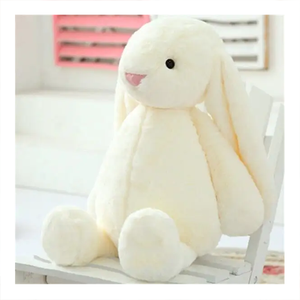 2024 Venta caliente 30cm Flor Conejo de Pascua Peluche Bun-ny Oreja larga Color Peluche Animal suave Juguete - Product Image 1