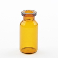 Ampoules cylindriques transparentes de 515 ml avec bouchon à vis pour concentrés cosmétiques lyophilisés, réactifs et flacons sur mesure