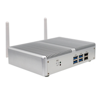 Mini PC EGLOBAL Económico, Core I3 7020U, 6 Puertos USB, 8GB RAM DDR4, 128GB SSD, Compatible con Pantalla HD VGA Dual, Soporte VESA, Microcomputadora