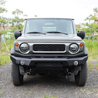 Pare-chocs avant en acier de barre de taureau d'accessoires automatiques 4x4 avec le support de treuil pour Suzuki Jimny
