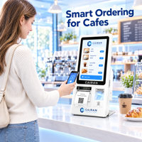 Printer Resi Genggam Android NFC POS 4G WiFi Nirkabel Android 14 Pemindai Barcode Portabel Softpos