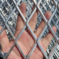 Tôles de treillis métallique expansé en acier au carbone à perforation losange surélevée, direct usine, pour passerelles industrielles, plateformes et revêtements de sol