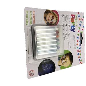 Peinture pour le visage créative à base d'huile pour enfants de 4 à 6 ans, peinture corporelle d'Halloween et crayons de maquillage pour le visage - Product Image 2