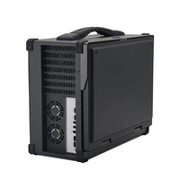 Châssis d'ordinateur industriel portable robuste ATX de 17,3 pouces avec 7 emplacements d'extension pour la diffusion en direct, l'encodage et le streaming