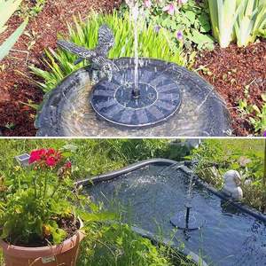 Fuente de Agua Flotante Solar de Plástico Impermeable para Exteriores, 7 V, 1.4 W, para Jardín, Piscina, Paisaje y Decoración de Jardín - Product Image 5