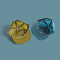 Gorra de Béisbol Personalizada con Logotipo Bordado, Ultraligera, Perforada, de Secado Rápido, con Visera Plana, de Nailon Transpirable, para Deportes al Aire Libre