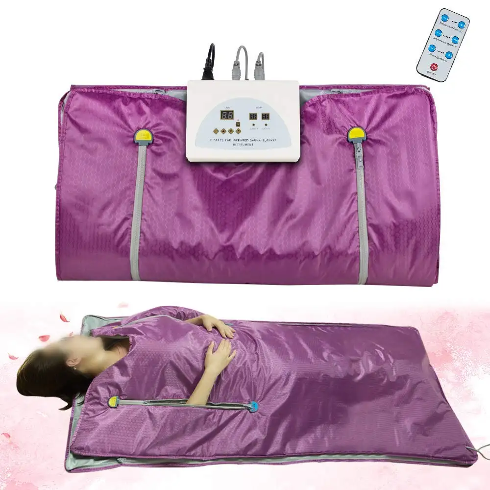 Portable Steam Sauna Spa Folding Tent Body Shaper Sauna Slimming Blanket Detox Therapy Machine Infrared Blanket