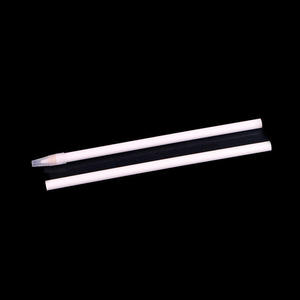 Set 10 Pensil Kuku Putih dengan <span class=keywords><strong>Rhinestone</strong></span>, Alat Dotting Kristal untuk Dekorasi Manikur, Pena Lilin Salon DIY dengan Gagang Kayu - Product Image 4