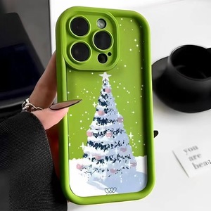 <span class=keywords><strong>Coque</strong></span> de téléphone motif arbre de Noël enneigé effet spray, compatible <span class=keywords><strong>iPhone</strong></span> 17, 17 Pro, 17 Pro Max, 17 Air – <span class=keywords><strong>Coque</strong></span> de protection - Product Image 1