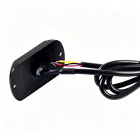 Feu de calandre latéral pour camion 3W LED IP65, boîtier en alliage d'aluminium, 4 modes stroboscopiques, multicolores, feu d'avertissement d'urgence pour camion