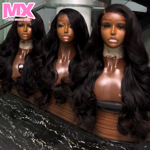 भारतीय बाल फीता फ्रंट विग, वर्जिन क्यूटिकल 100% ग्लुलेस पूर्ण फीता मानव बाल विग, काली महिलाओं के लिए एचडी फीता लटल विग - Product Image 1