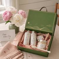 Boîte cadeau magnétique pliable de luxe avec logo personnalisé pour les souvenirs de vacances, boîtes d'emballage en gros, boîte en papier personnalisée de luxe imprimée