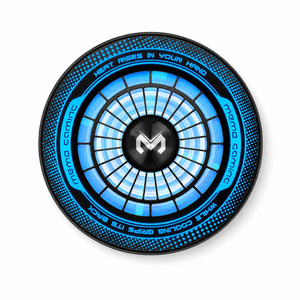 MEMO CX24 High Power 18W Magnetic RGB Light Mobile Cooling Fan Light Weight Gaming Phone Cooler - Product Image 1