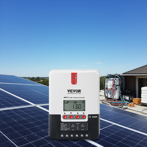 Controlador de Carga Solar Vevor MPPT 20A 12V 24V con Pantalla LCD y Sensor de Temperatura Automático para Sistema Solar - Product Image 2