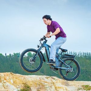 <span class=keywords><strong>Bicicleta</strong></span> Eléctrica Premium de Largo Alcance <span class=keywords><strong>con</strong></span> Neumáticos Gruesos de 26 Pulgadas, <span class=keywords><strong>Bicicleta</strong></span> de Montaña <span class=keywords><strong>con</strong></span> Amortiguador para Desplazamientos Urbanos - Product Image 3