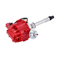 Distributeur HEI de course haute performance rouge pour moteurs V8 Chevy GMC SBC / BBC 350 454 - Pièces de course
