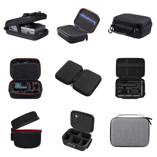 Custom Size Hard Waterproof Shell Camera Bag Carry Storage Dustproof Zipper Portable Eva Hard Camera case for Camera