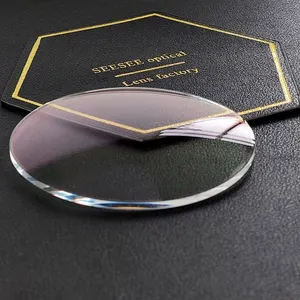 Óculos 1.558 trivex oftalmático, lentes ópticas 75/65mm inquebráveis
