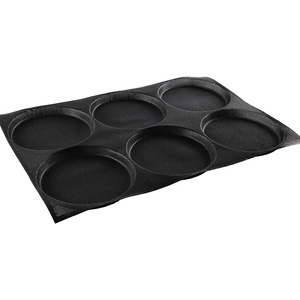 Molde para Hornear Panecillos de <span class=keywords><strong>Hamburguesa</strong></span> de Silicona y Fibra de Vidrio de 600x400x20 mm con 12 Cavidades - Product Image 4