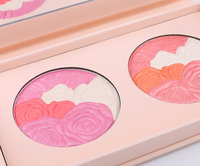 Poudre de blush multi-usages minérale la plus vendue, blush + illuminateur + fard à paupières, couleurs personnalisables, fini métallique pour les yeux clairs