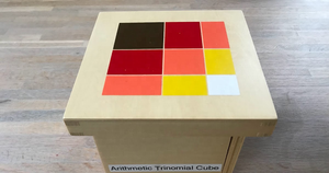 Juguetes Educativos Montessori, Equipo Educativo de Matemáticas, Material Didáctico de Madera para Niños, <span class=keywords><strong>Cubo</strong></span> Trinomial Aritmético - Product Image 2