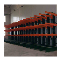 Système de rayonnage cantilever standard UE en acier robuste, capacité de charge 2000 kg, résistant à la corrosion, avec cadre de stockage à barres longues