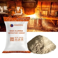 Ciment d'aluminate de calcium CA50 CA60 CA70 au meilleur prix, ciment-fibre ignifuge de Chine