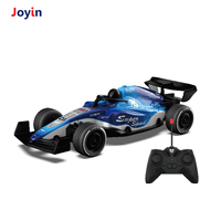 Voiture de course télécommandée F1 27 MHz à quatre voies avec éclairage, mode démo batterie, jouet de course intérieur/extérieur pour enfants