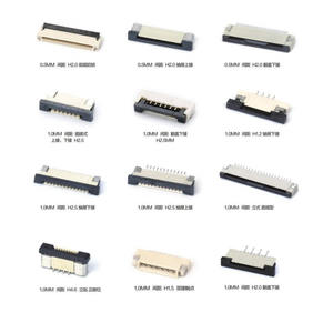 गुलाब सोना 0.5 मिमी स्ट फ्लिप लॉक डबल पंक्ति एफपीसी कनेक्टर 4-50 पी डिस्प्ले स्क्रीन महिला सॉकेट लचीला रिबन केबल कनेक्शन - Product Image 5