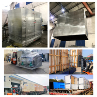 Boîte de séchage de déshydratation de viande de fruits et légumes de 48 plateaux Four industriel de circulation d'air chaud d'économie d'énergie en acier inoxydable
