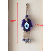 Usine En Gros Blue Eye Devil's Eye Pendentif En Verre Décoration Murale Fatima Palm Pendentif pour La Décoration Intérieure