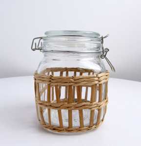 Good technology production cheap glass storage jars for kitchen storage