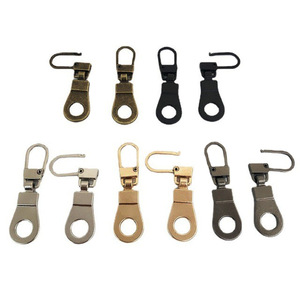 Glissière et tirette de <span class=keywords><strong>fermeture</strong></span> éclair en métal or rose Lanke, forme animal personnalisée, design goutte d'eau - Product Image 3