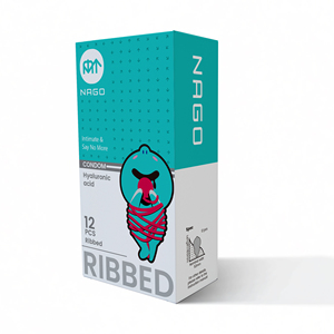 Préservatifs côtelés personnalisés en direct d'usine, en latex, à friction améliorée, avec lubrifiant à l'acide hyaluronique, largeur standard 52 mm - Product Image 5