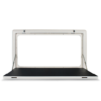 CAPEXRV 800x450mm RV Klappbarer Picknicktisch mit LED-Beleuchtung, externer abschließbarer Wandtisch für Wohnmobil, Wohnwagen, Camper