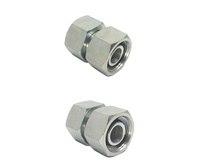 Penjualan Terbaik Parker GZ adaptor tabung lurus gabungan putar dengan mur putar 3c/fitting pipa baja 3d