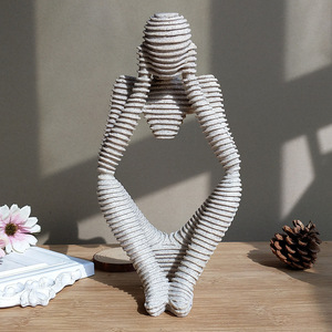 Tự nhiên nhựa sa thạch phong cách hiện đại trừu tượng bức tượng Nhà Tư tưởng tượng - Product Image 5