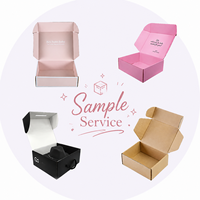 Fabrication de boîtes postales, boîtes en carton ondulé colorées personnalisées, boîtes d'emballage pour vêtements, boîtes postales pour vêtements