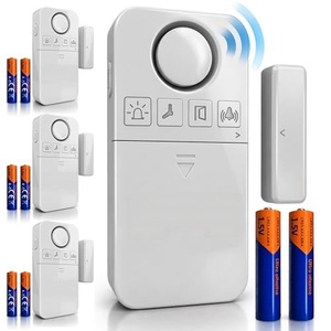 Système d'alarme de sécurité intelligent pour la maison avec télécommande pour portes et fenêtres, 130 dB, avec capteur magnétique - Product Image 1