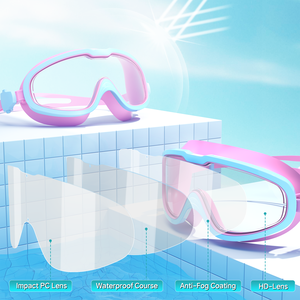 Gafas <span class=keywords><strong>de</strong></span> Natación Profesionales Antivaho, Sin Fugas, Protección UV, Visión Amplia, para Mujeres, Hombres, Adultos y Niños - Product Image 2