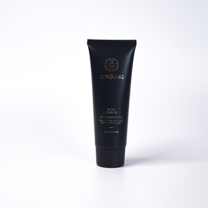 Tube rond en plastique <span class=keywords><strong>noir</strong></span> personnalisable <span class=keywords><strong>de</strong></span> 20 ml, 30 ml, 80 ml, 100 ml, crème BB, crème <span class=keywords><strong>CC</strong></span>, lotion, écran solaire SPF, emballage cosmétique <span class=keywords><strong>de</strong></span> haute qualité - Product Image 2