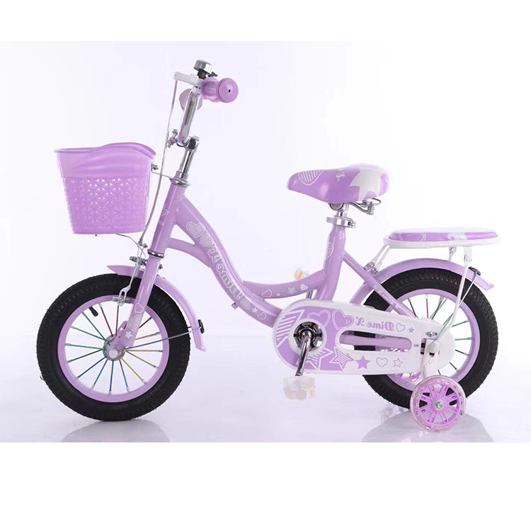 12インチチャイルドガールMTBプリンセス折りたたみ自転車/四輪