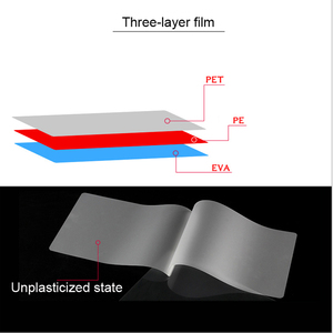 L & C PET Thermal Laminating Pouch Film 80マイク136ミリメートル × 188ミリメートル20 Sheets - Product Image 3