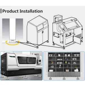 Konteyner ağır tesviye ayak M30 çelik makine ayarlanabilir bacak tesviye vidası ayaklar 120mm taban ve kauçuk pad