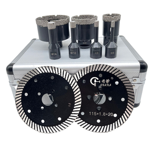 GuHua, calidad europea, 6-68mm, rosca M14, <span class=keywords><strong>coronas</strong></span> de diamante secas soldadas al vacío, juego de brocas de perforación <span class=keywords><strong>para</strong></span> baldosas de cerámica de porcelana - Product Image 2